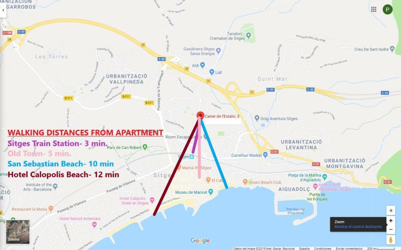 Sitges Centre Deluxe Penthouse Apartment Екстер'єр фото